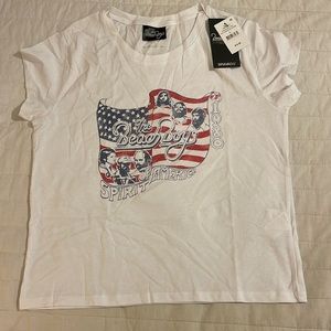 Beach Boys white tee